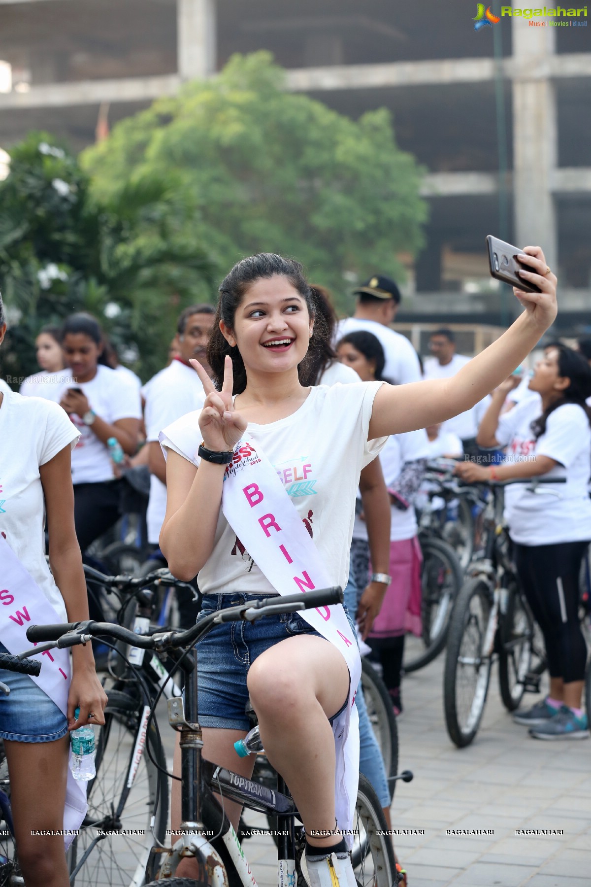 Green Ride - Cycle Ride By Miss Hyderabad Finalists to Promote Green Initiative