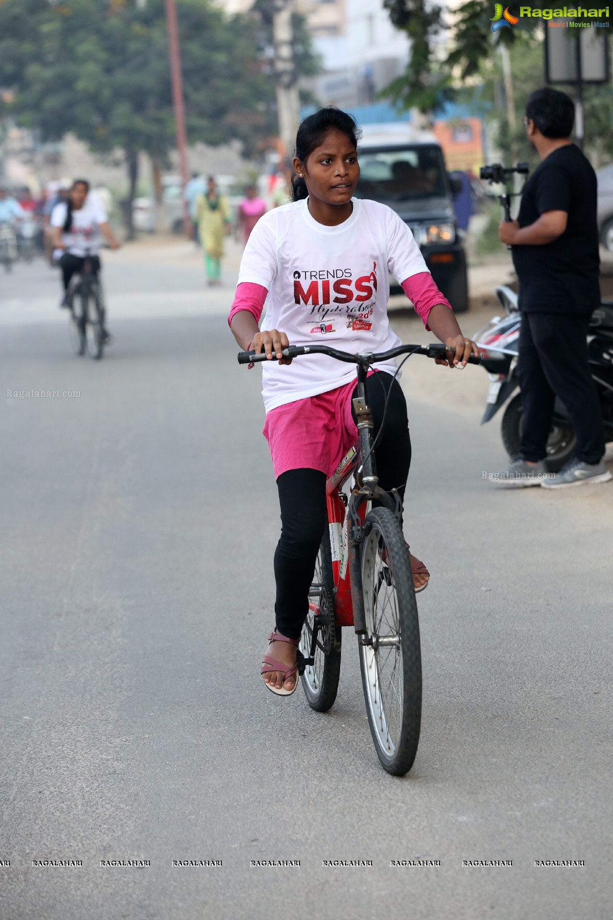 Green Ride - Cycle Ride By Miss Hyderabad Finalists to Promote Green Initiative