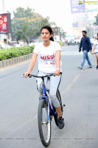 Green Ride - Cycle Ride By Miss Hyderabad Finalists