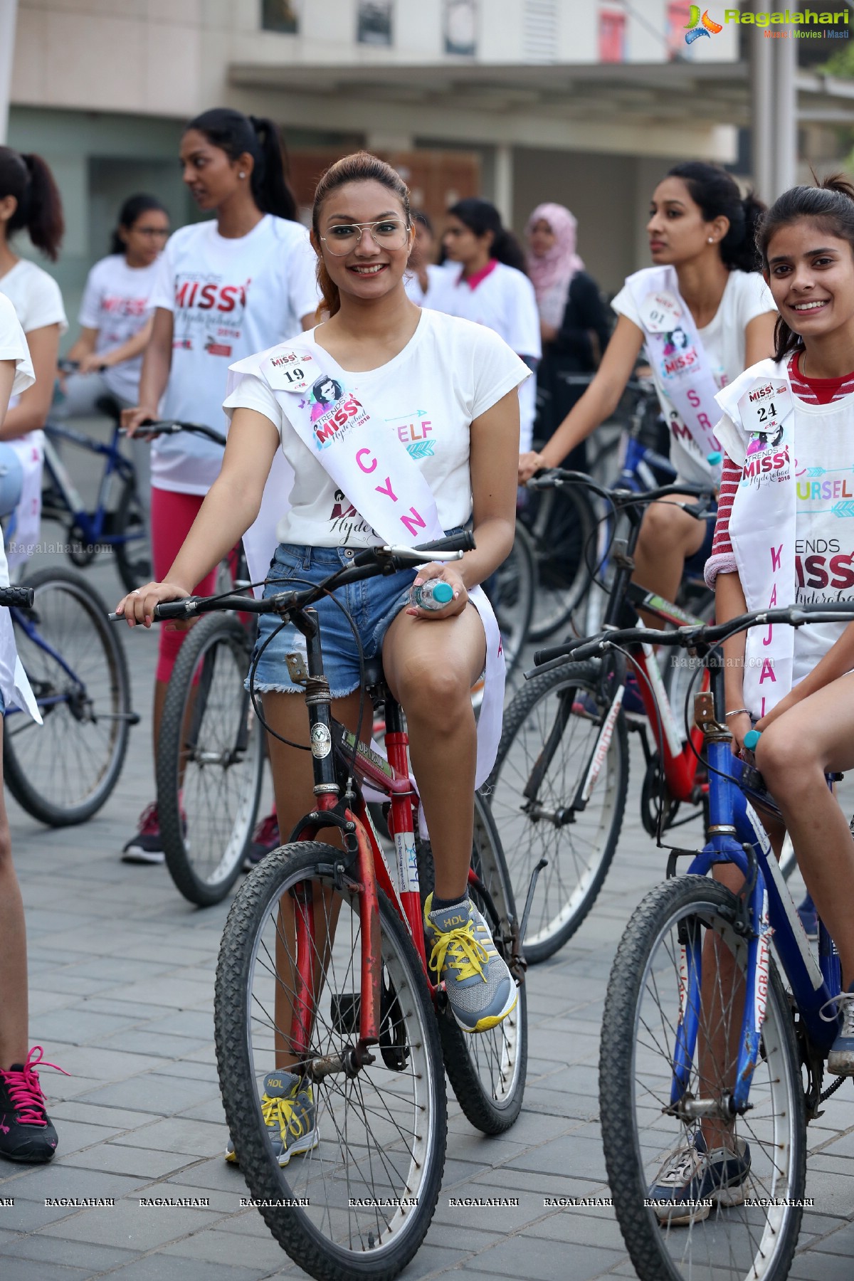 Green Ride - Cycle Ride By Miss Hyderabad Finalists to Promote Green Initiative