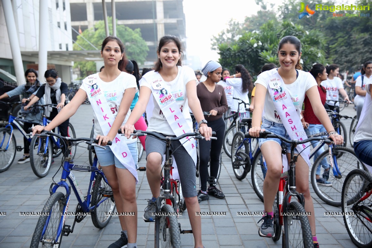 Green Ride - Cycle Ride By Miss Hyderabad Finalists to Promote Green Initiative