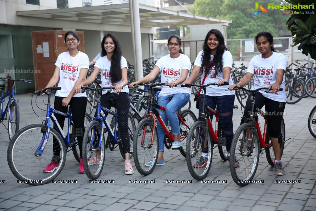 Green Ride - Cycle Ride By Miss Hyderabad Finalists to Promote Green Initiative