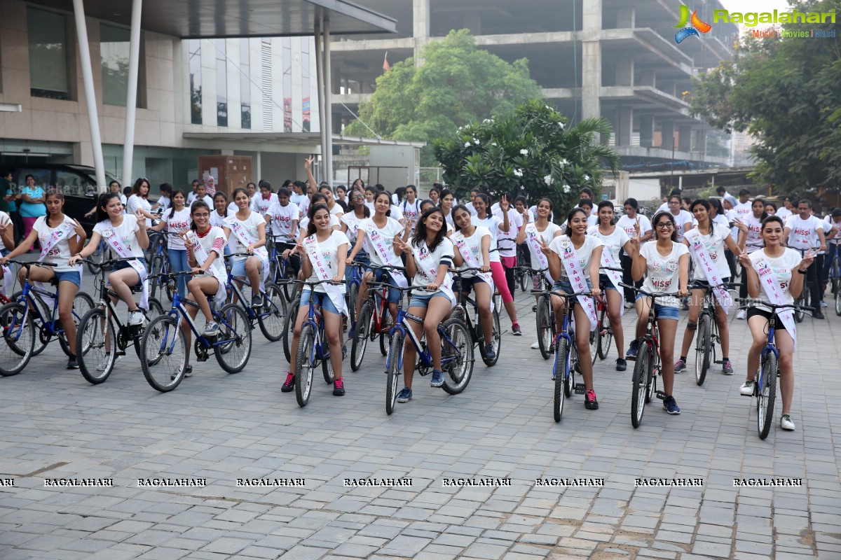 Green Ride - Cycle Ride By Miss Hyderabad Finalists to Promote Green Initiative