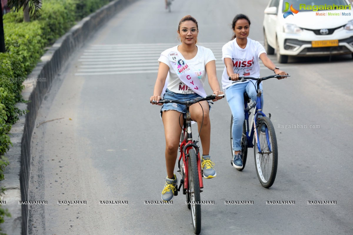 Green Ride - Cycle Ride By Miss Hyderabad Finalists to Promote Green Initiative