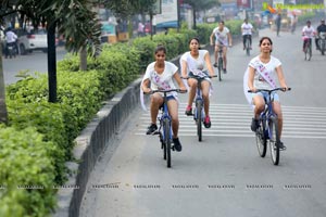 Green Ride - Cycle Ride By Miss Hyderabad Finalists