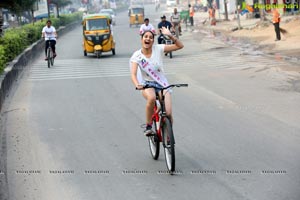 Green Ride - Cycle Ride By Miss Hyderabad Finalists