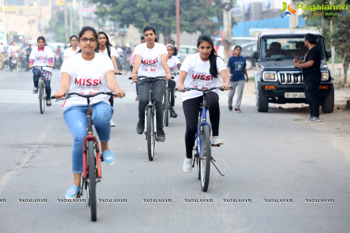 Green Ride - Cycle Ride By Miss Hyderabad Finalists to Promote Green Initiative