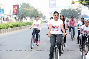 Green Ride - Cycle Ride By Miss Hyderabad Finalists