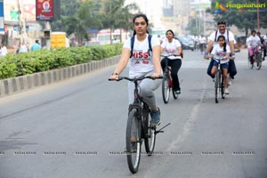 Green Ride - Cycle Ride By Miss Hyderabad Finalists