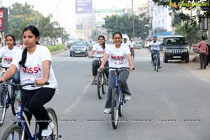 Green Ride - Cycle Ride By Miss Hyderabad Finalists