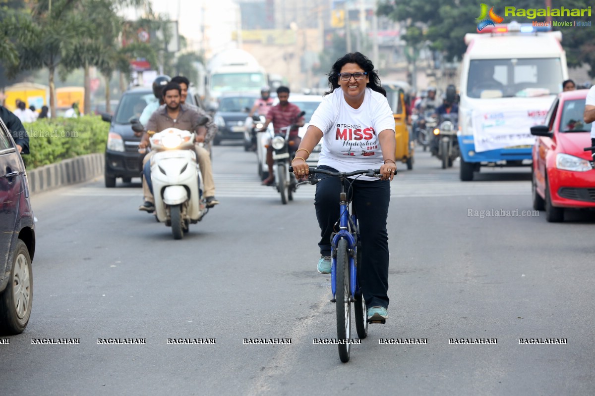 Green Ride - Cycle Ride By Miss Hyderabad Finalists to Promote Green Initiative