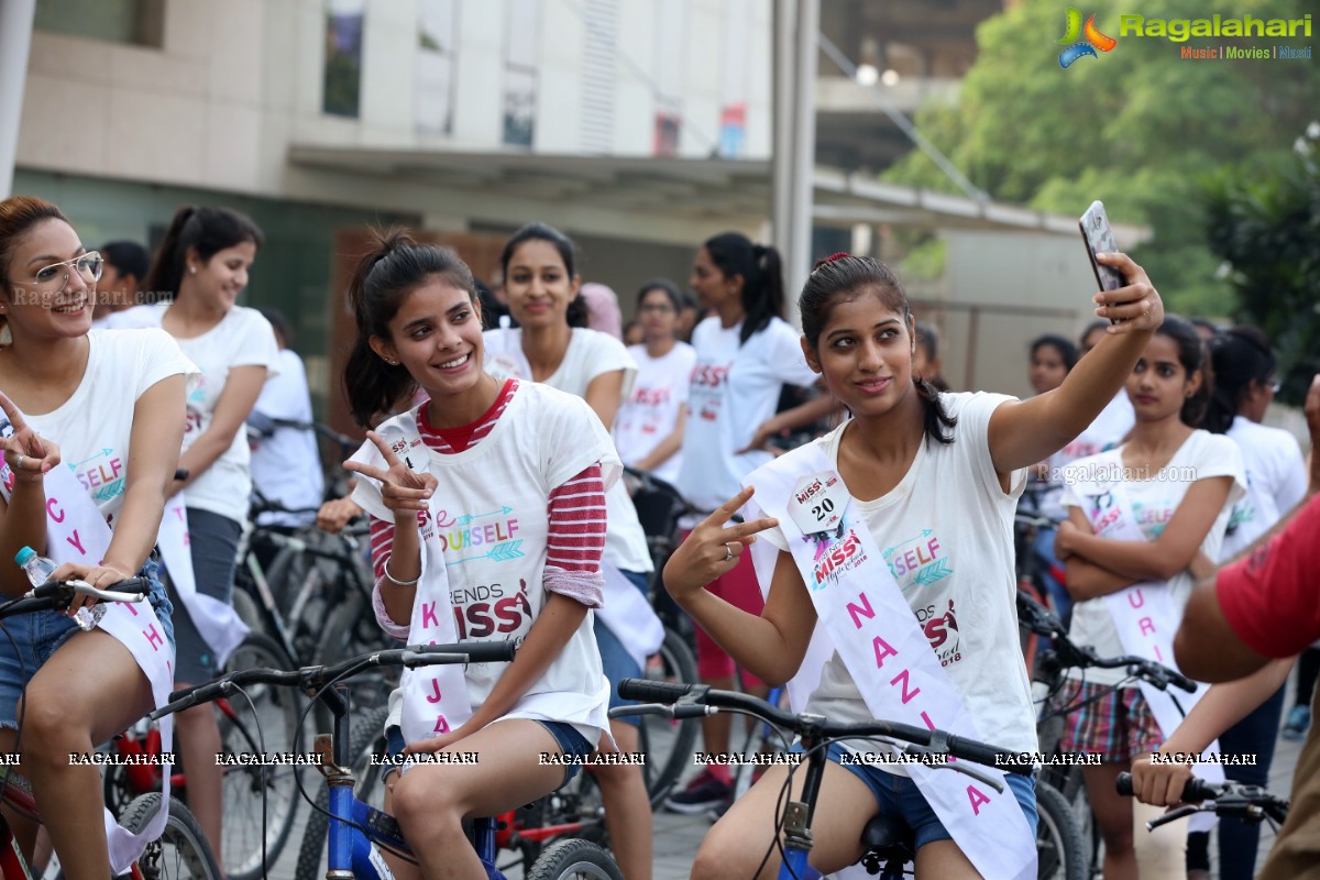 Green Ride - Cycle Ride By Miss Hyderabad Finalists to Promote Green Initiative