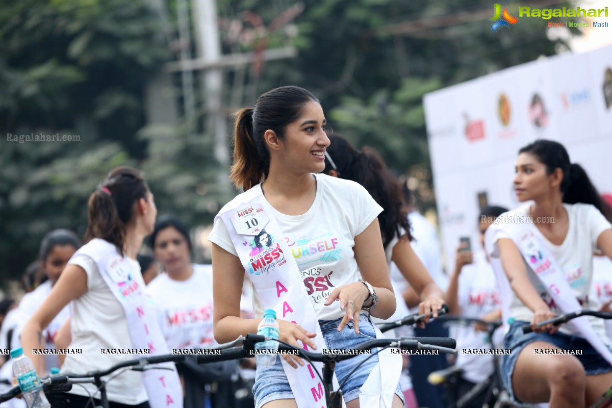 Green Ride - Cycle Ride By Miss Hyderabad Finalists to Promote Green Initiative