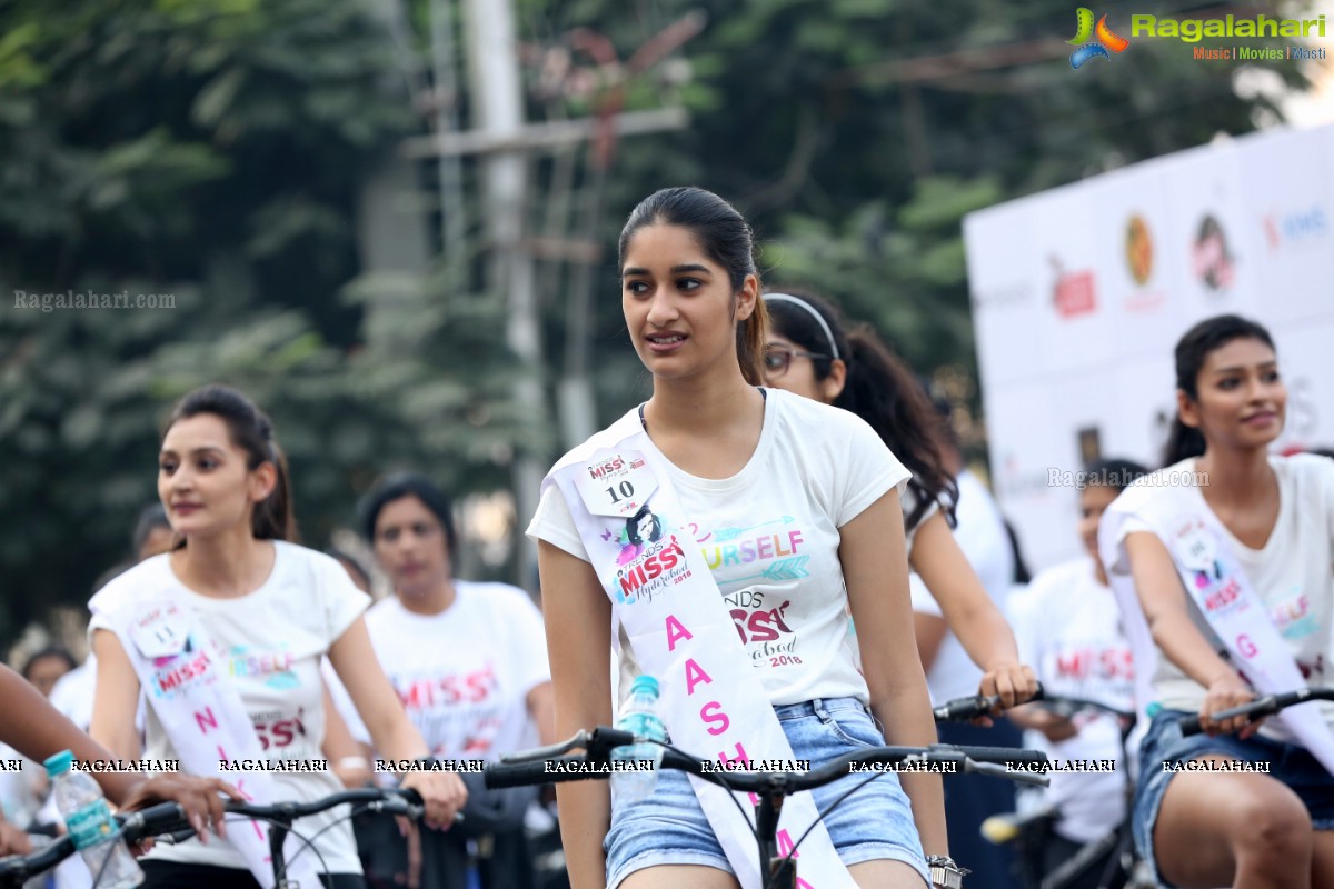 Green Ride - Cycle Ride By Miss Hyderabad Finalists to Promote Green Initiative