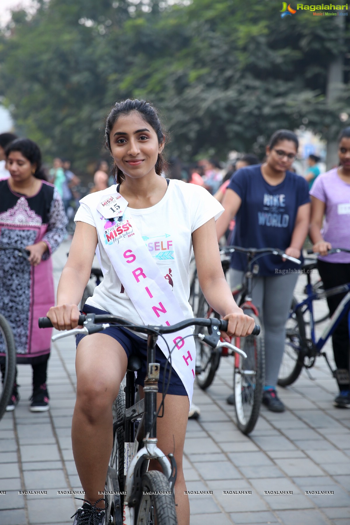 Green Ride - Cycle Ride By Miss Hyderabad Finalists to Promote Green Initiative