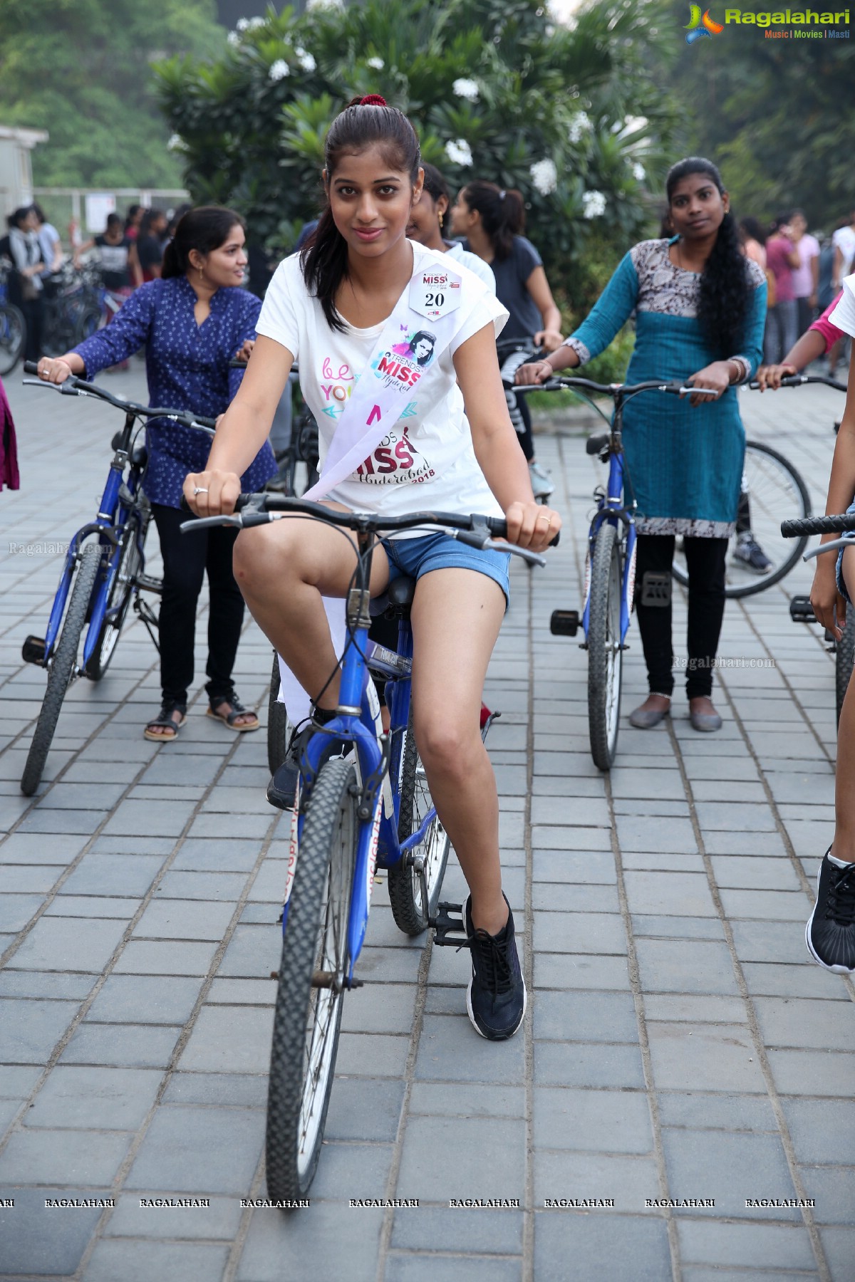 Green Ride - Cycle Ride By Miss Hyderabad Finalists to Promote Green Initiative