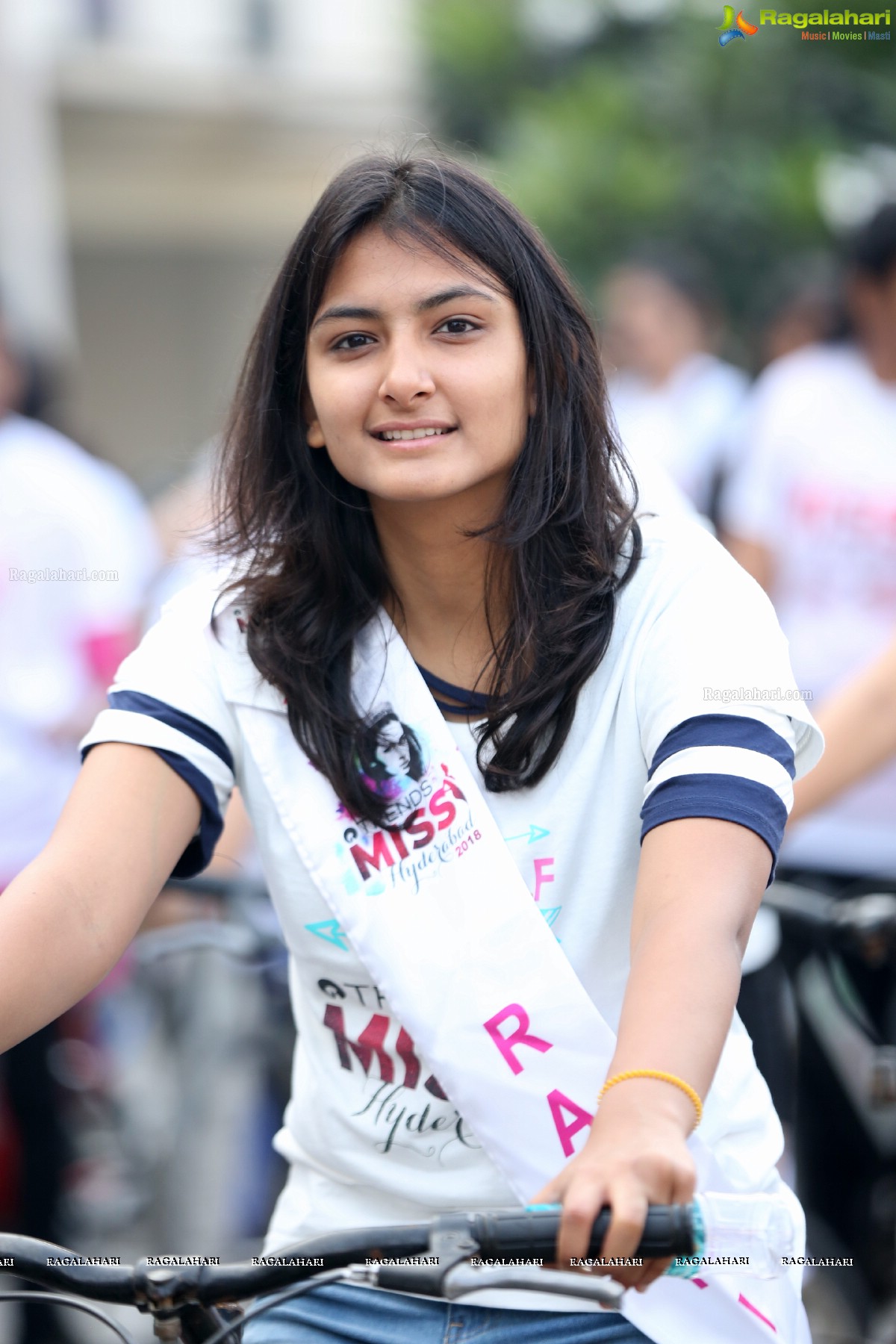 Green Ride - Cycle Ride By Miss Hyderabad Finalists to Promote Green Initiative