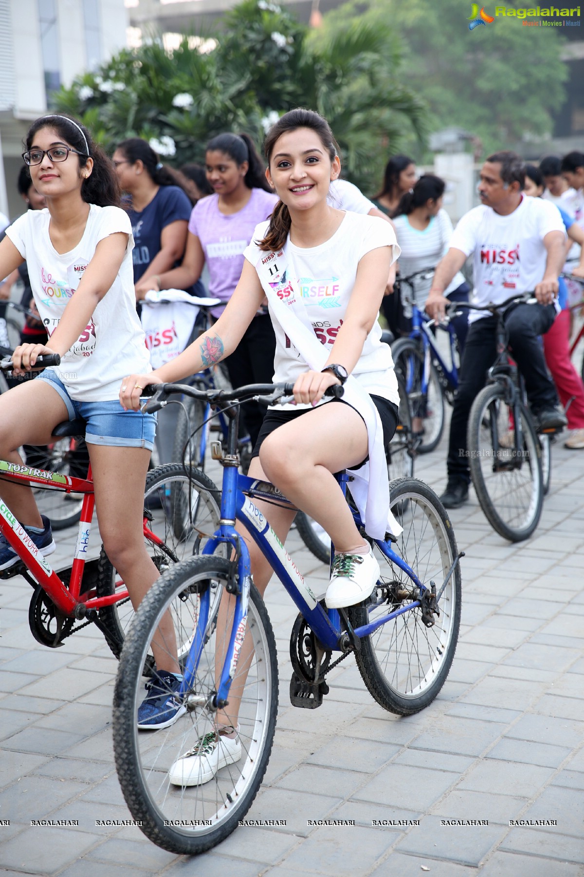 Green Ride - Cycle Ride By Miss Hyderabad Finalists to Promote Green Initiative