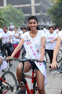 Green Ride - Cycle Ride By Miss Hyderabad Finalists