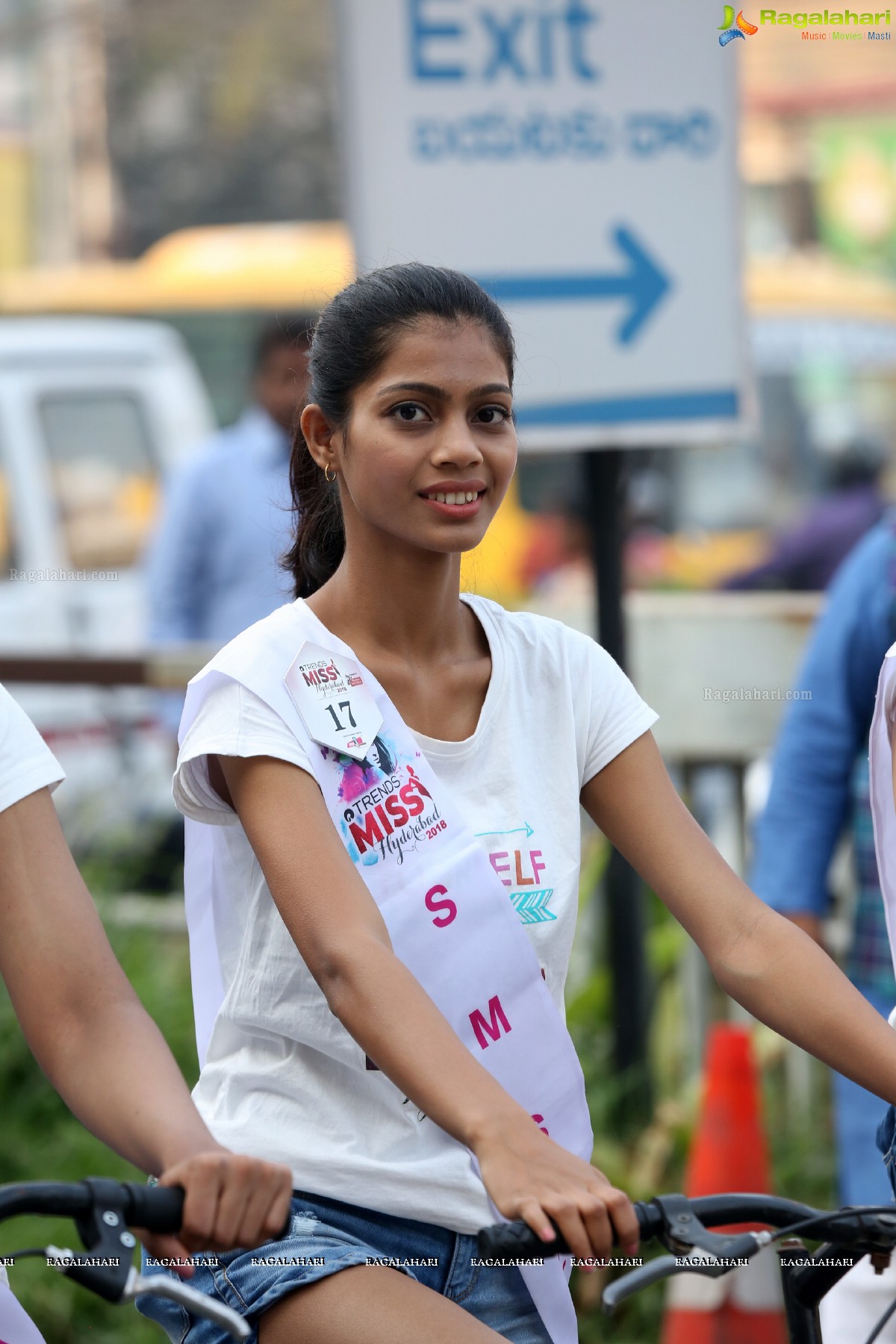 Green Ride - Cycle Ride By Miss Hyderabad Finalists to Promote Green Initiative