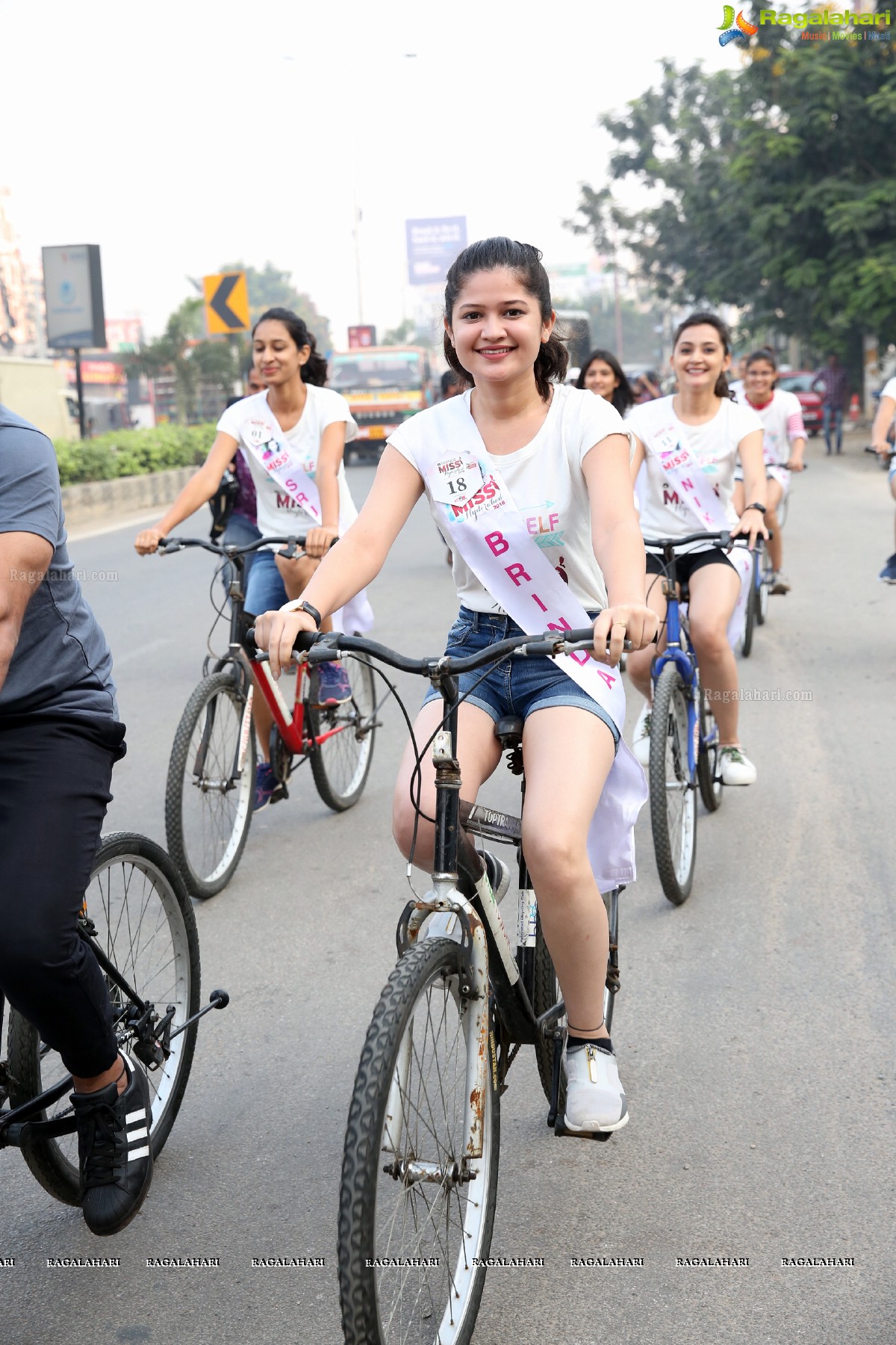 Green Ride - Cycle Ride By Miss Hyderabad Finalists to Promote Green Initiative