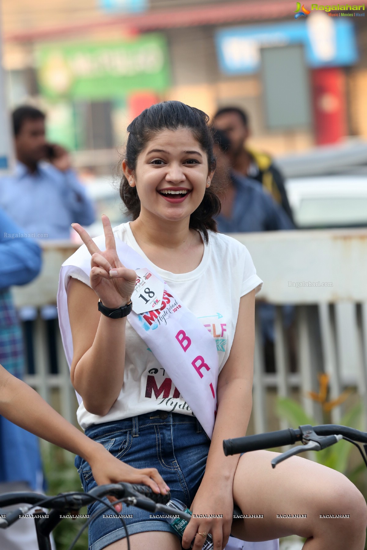 Green Ride - Cycle Ride By Miss Hyderabad Finalists to Promote Green Initiative