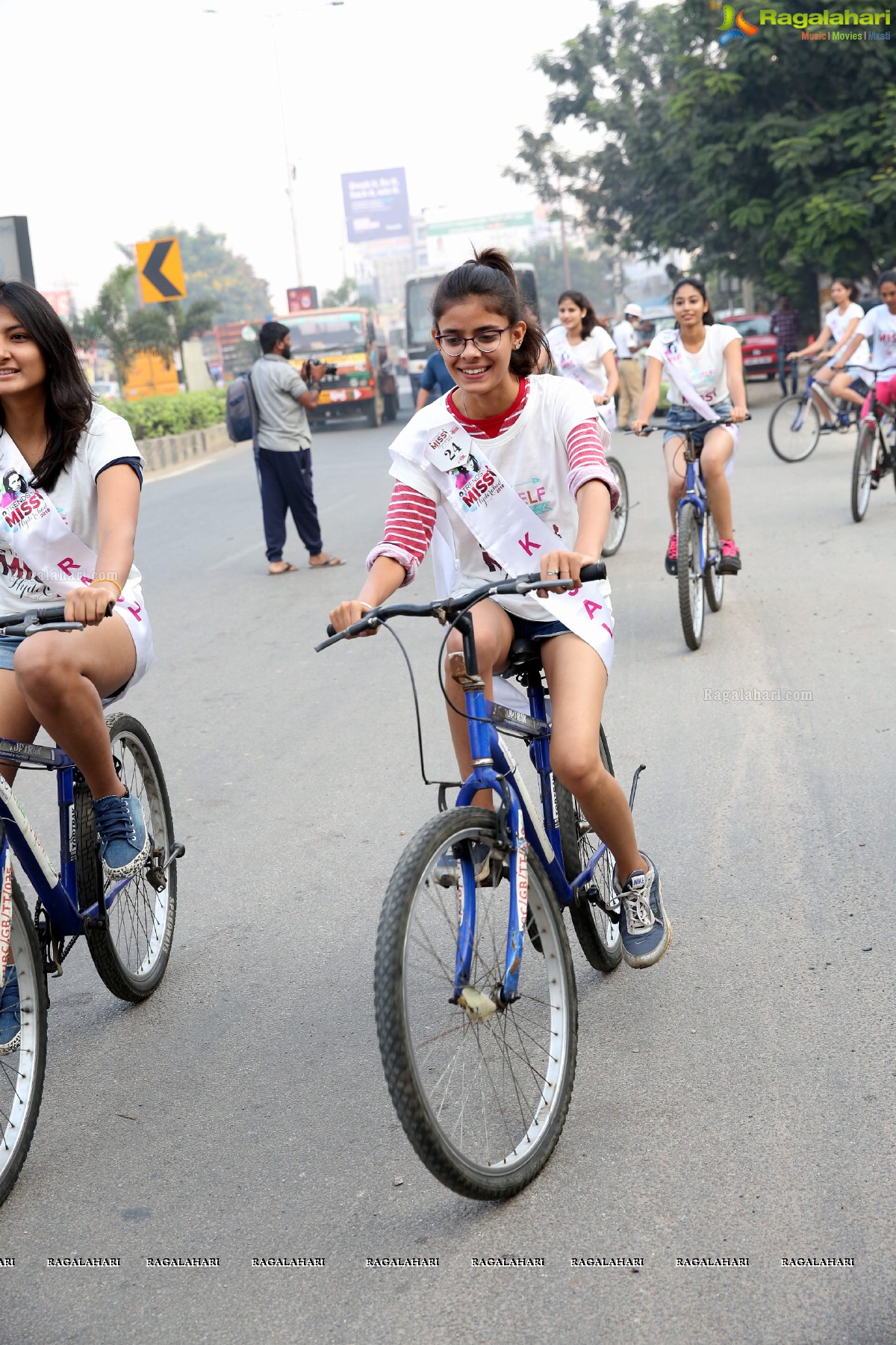 Green Ride - Cycle Ride By Miss Hyderabad Finalists to Promote Green Initiative