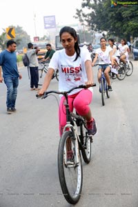 Green Ride - Cycle Ride By Miss Hyderabad Finalists