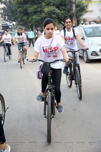 Green Ride - Cycle Ride By Miss Hyderabad Finalists