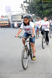 Green Ride - Cycle Ride By Miss Hyderabad Finalists