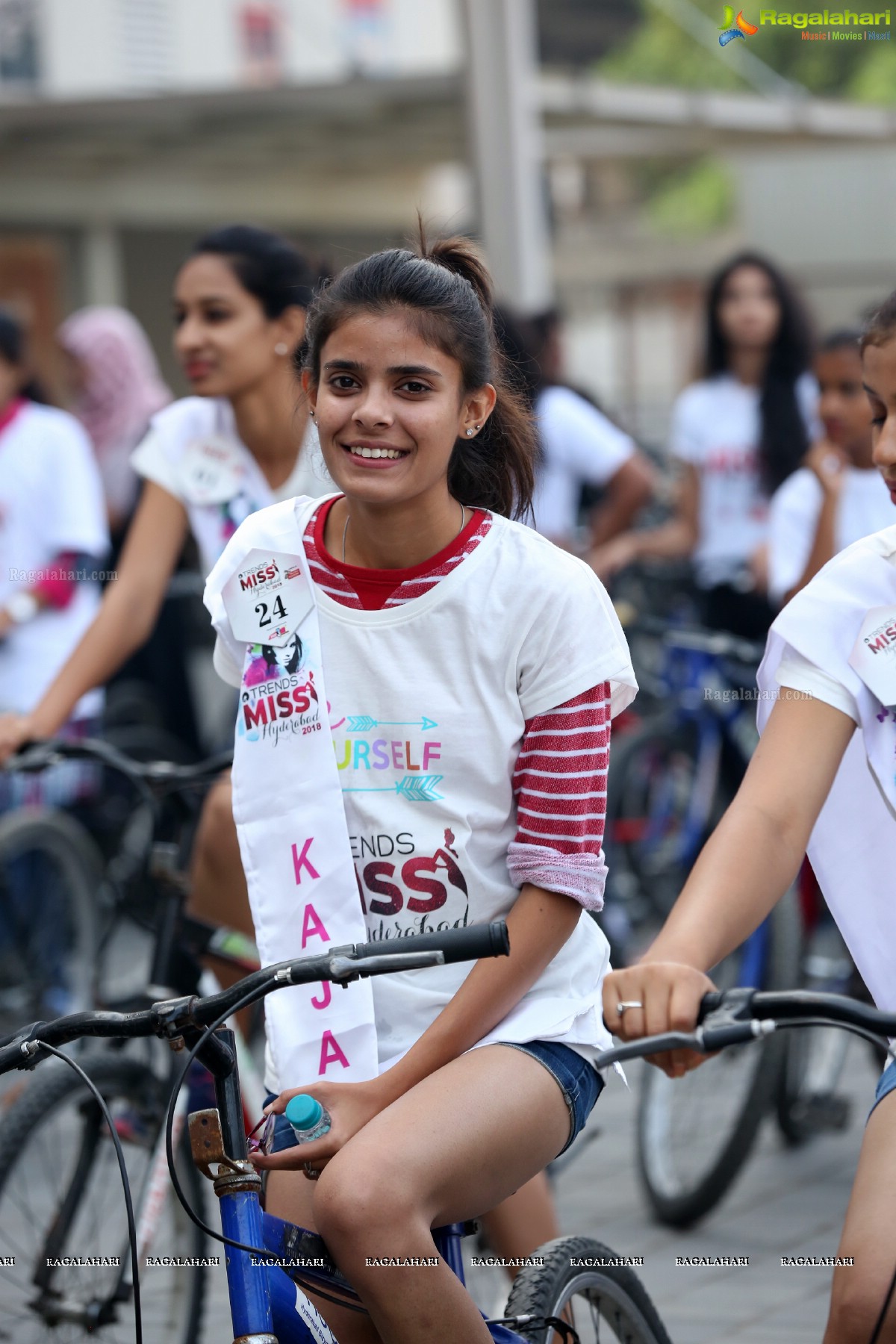 Green Ride - Cycle Ride By Miss Hyderabad Finalists to Promote Green Initiative