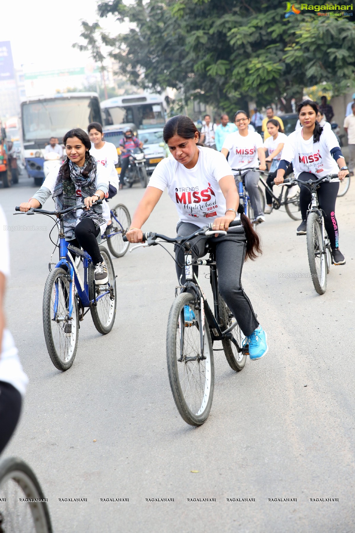 Green Ride - Cycle Ride By Miss Hyderabad Finalists to Promote Green Initiative