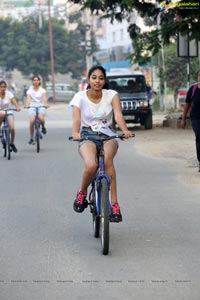 Green Ride - Cycle Ride By Miss Hyderabad Finalists