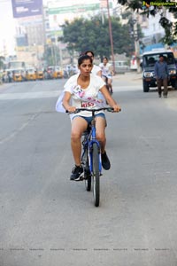 Green Ride - Cycle Ride By Miss Hyderabad Finalists