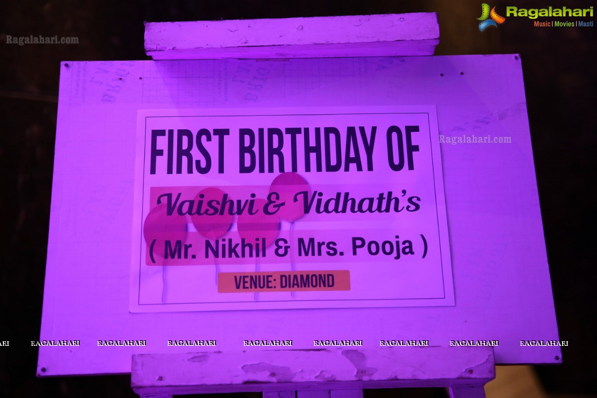 Mr. Nikhil & Mrs. Pooja's Girl-Boy Twins Vaishvi & Vidhath’s 1st Birthday Bash