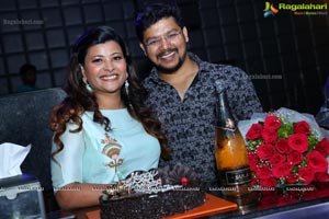 Actress Veena Vijendar Birthday Party at Hilife