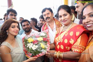 Pranitha, Naini Narshimha Reddy Inaugurates Videms Silks