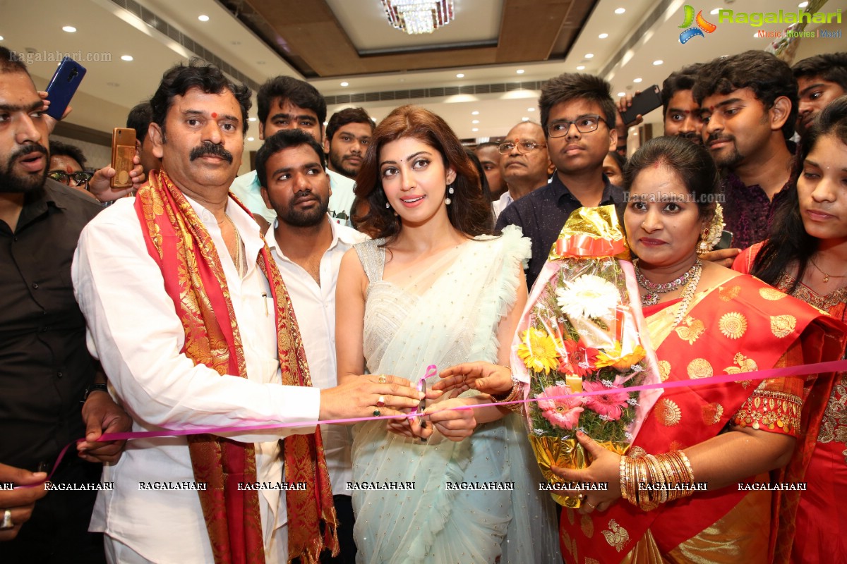 Heroine Pranitha Subhash & Naini Narshimha Reddy Launch Videms Silks @ Vanasthalipuram, Hyderabad