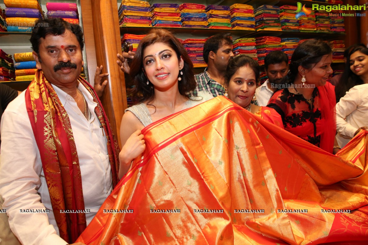 Heroine Pranitha Subhash & Naini Narshimha Reddy Launch Videms Silks @ Vanasthalipuram, Hyderabad