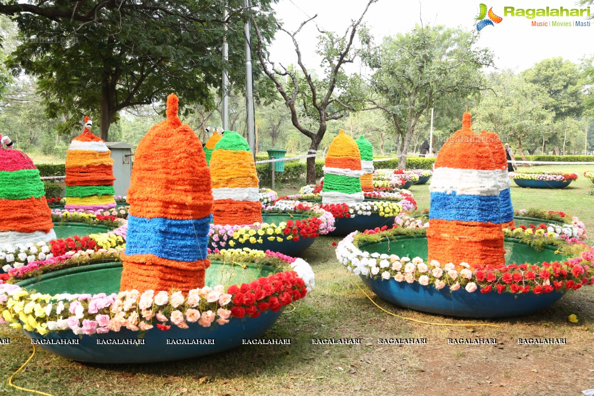 Bathukamma on Water in the Hussain Sagar by The Yacht Club of Hyderabad