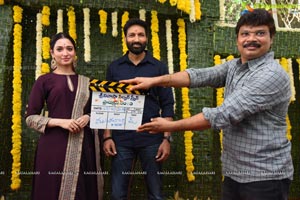 Gopichand-Tamannaah-Sampath Nandi Film Muhurat