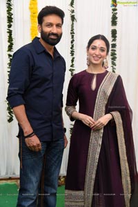 Gopichand-Tamannaah-Sampath Nandi Film Muhurat