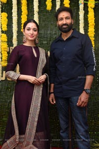 Gopichand-Tamannaah-Sampath Nandi Film Muhurat