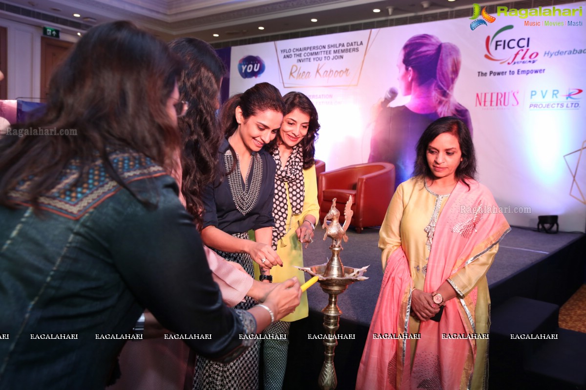 FICCI FLO Interactive Session With Ms. Rhea Kapoor at ITC Kakatiya, Hyderabad