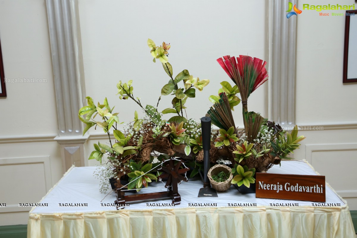 Hyderabad Chapter Ohara School of Ikebana & Salar Jung Museum Presents Ikebana Exhibition