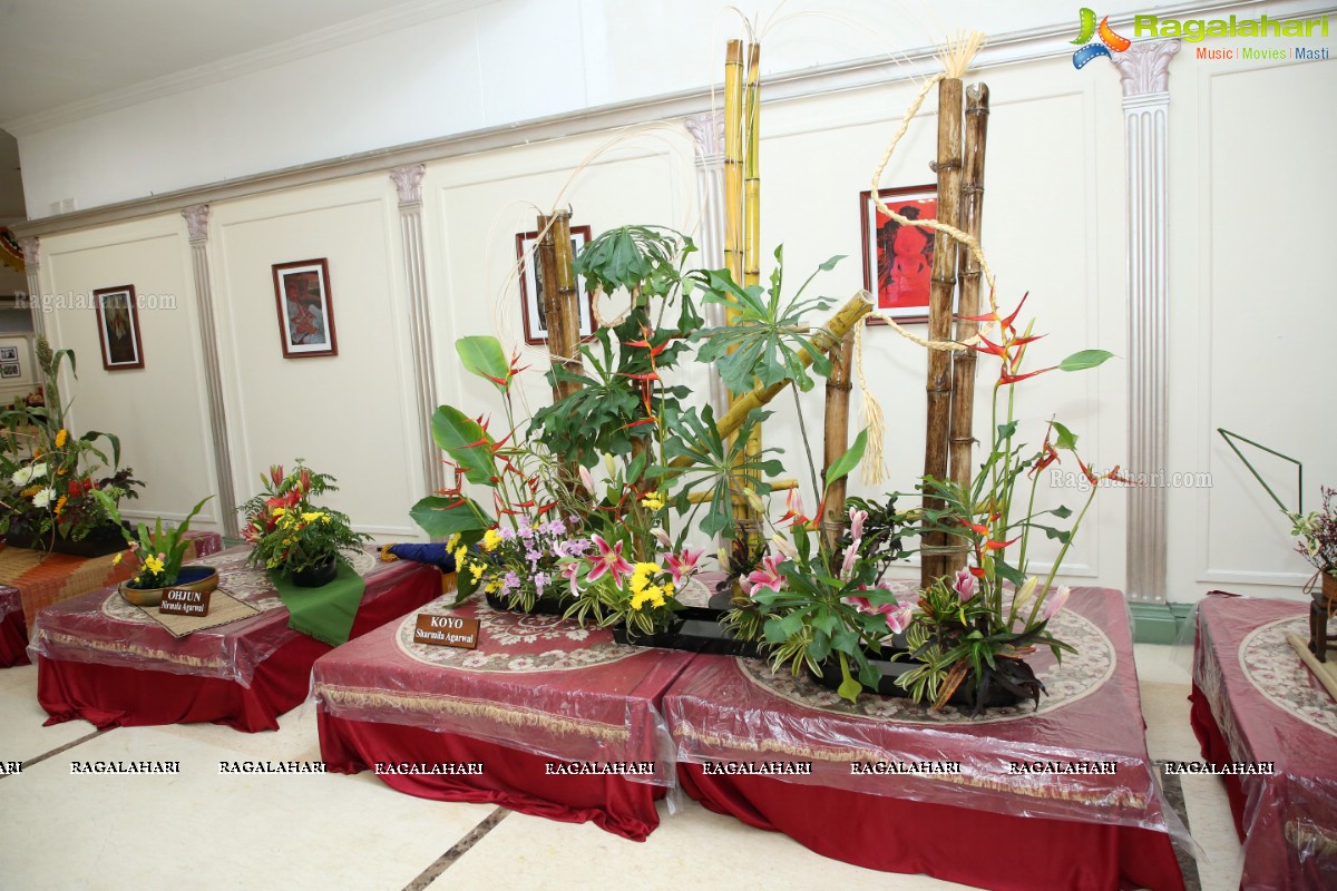 Hyderabad Chapter Ohara School of Ikebana & Salar Jung Museum Presents Ikebana Exhibition