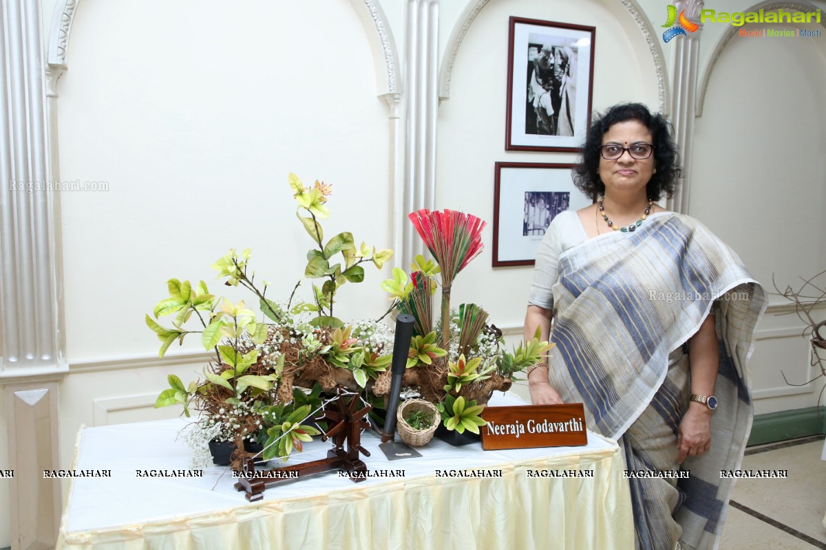 Hyderabad Chapter Ohara School of Ikebana & Salar Jung Museum Presents Ikebana Exhibition