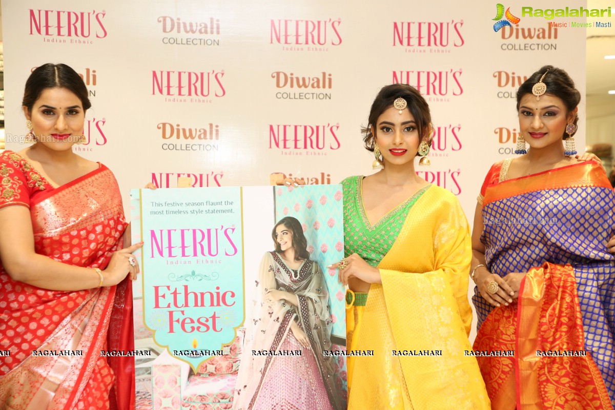 Neerus Majestic Diwali & Wedding Collection Launch at Dilsukhnagar Showroom