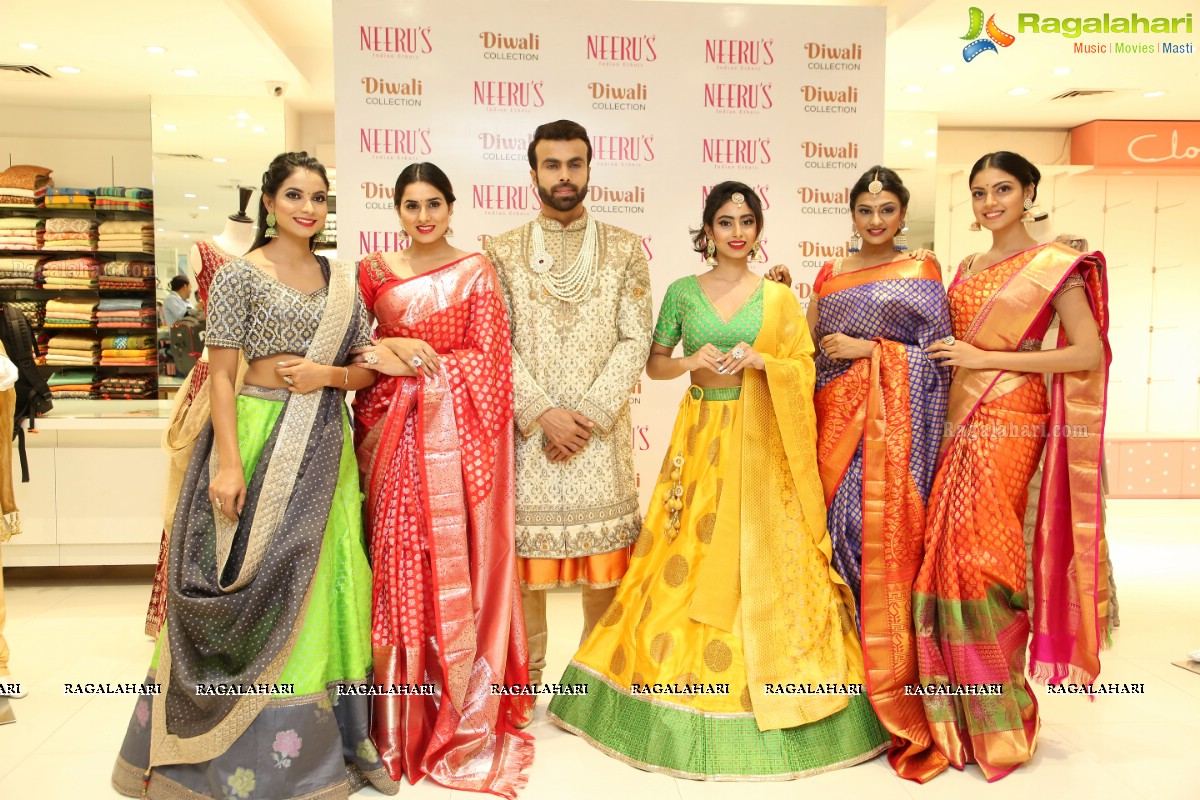 Neerus Majestic Diwali & Wedding Collection Launch at Dilsukhnagar Showroom