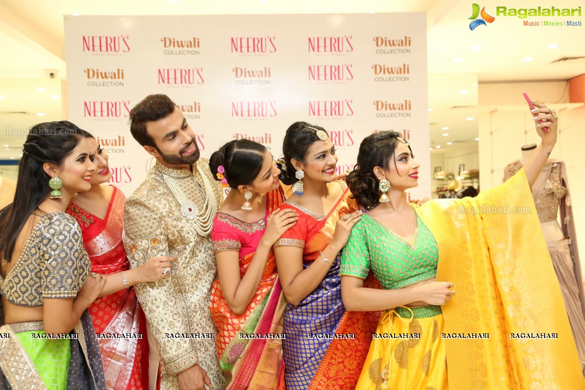 Neerus Majestic Diwali & Wedding Collection Launch at Dilsukhnagar Showroom